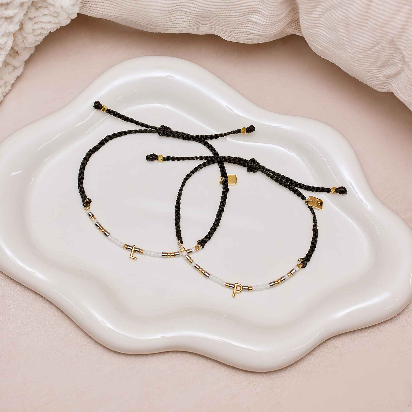 Dainty Alphabet Bracelet - Image 14