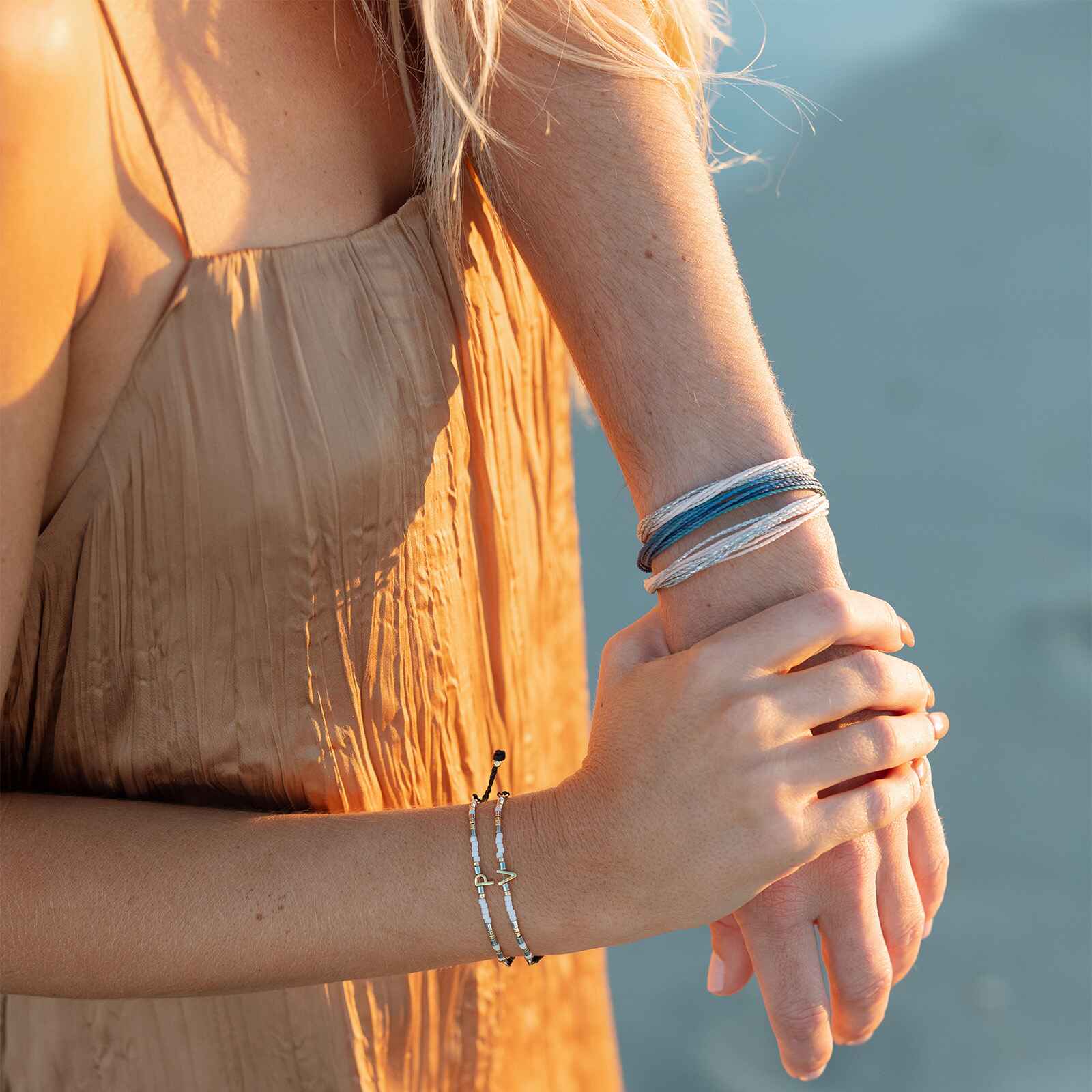 Dainty Alphabet Bracelet - Image 4