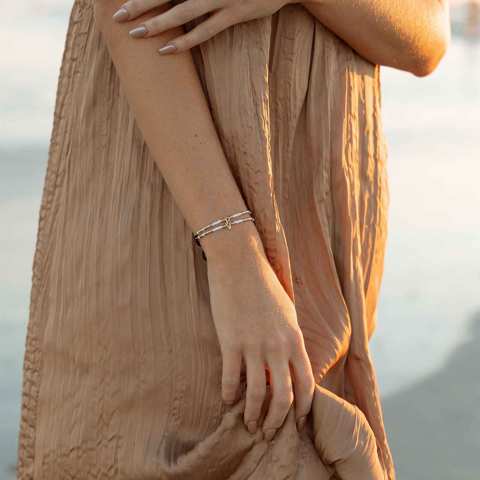 Dainty Alphabet Bracelet - Image 5