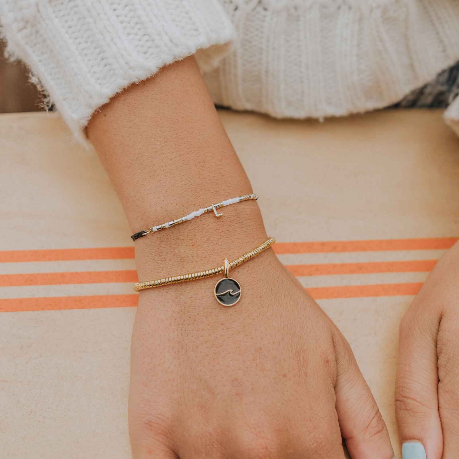 Dainty Alphabet Bracelet - Image 8