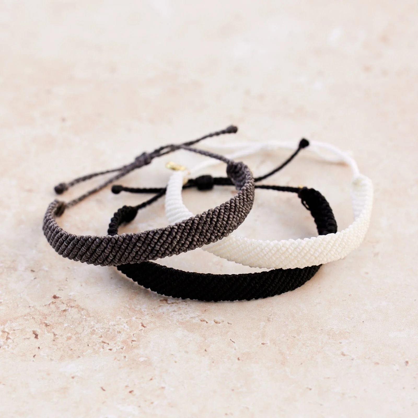 Flat Wide Woven Bracelet - Image 6