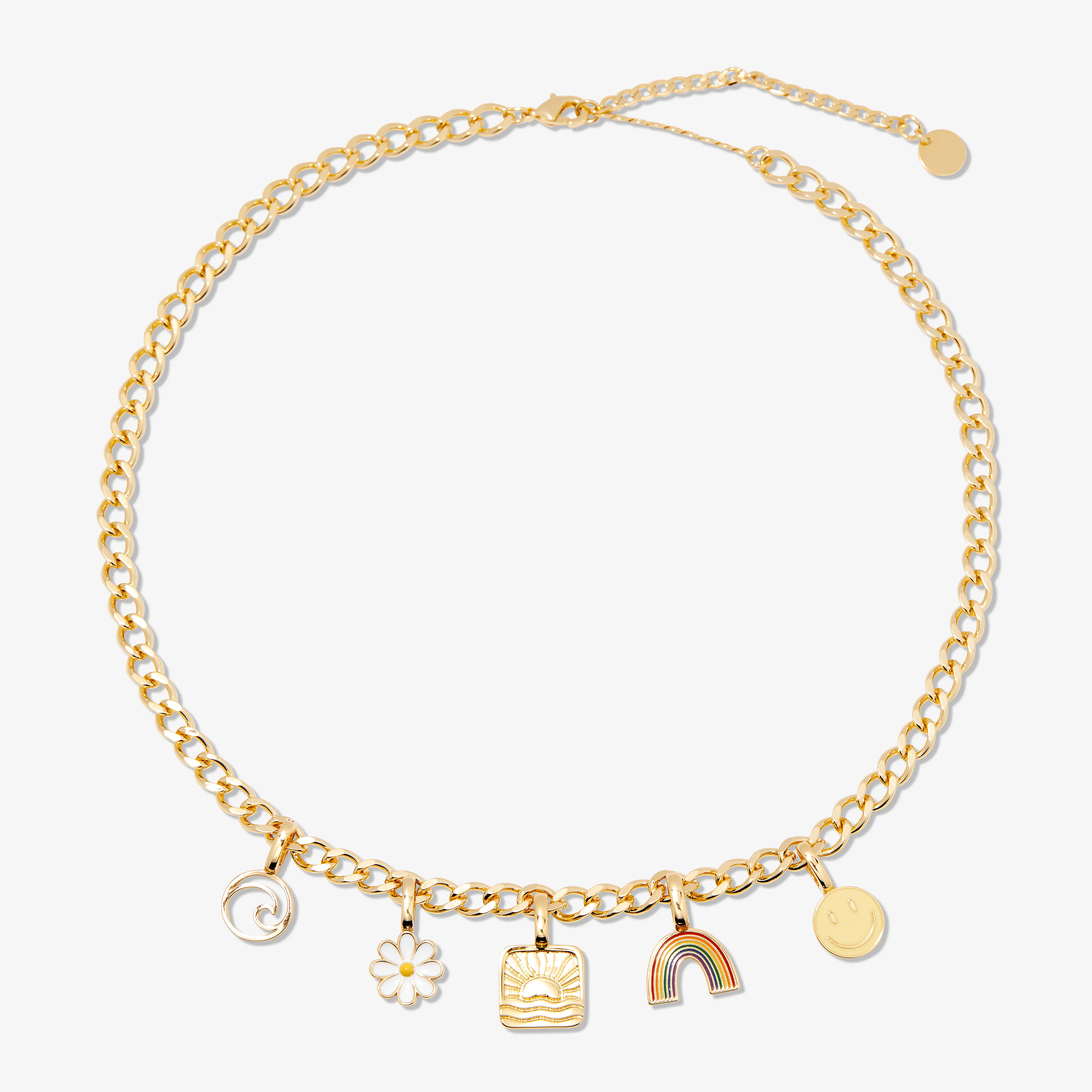 Harper Curb Chain Necklace - Image 5