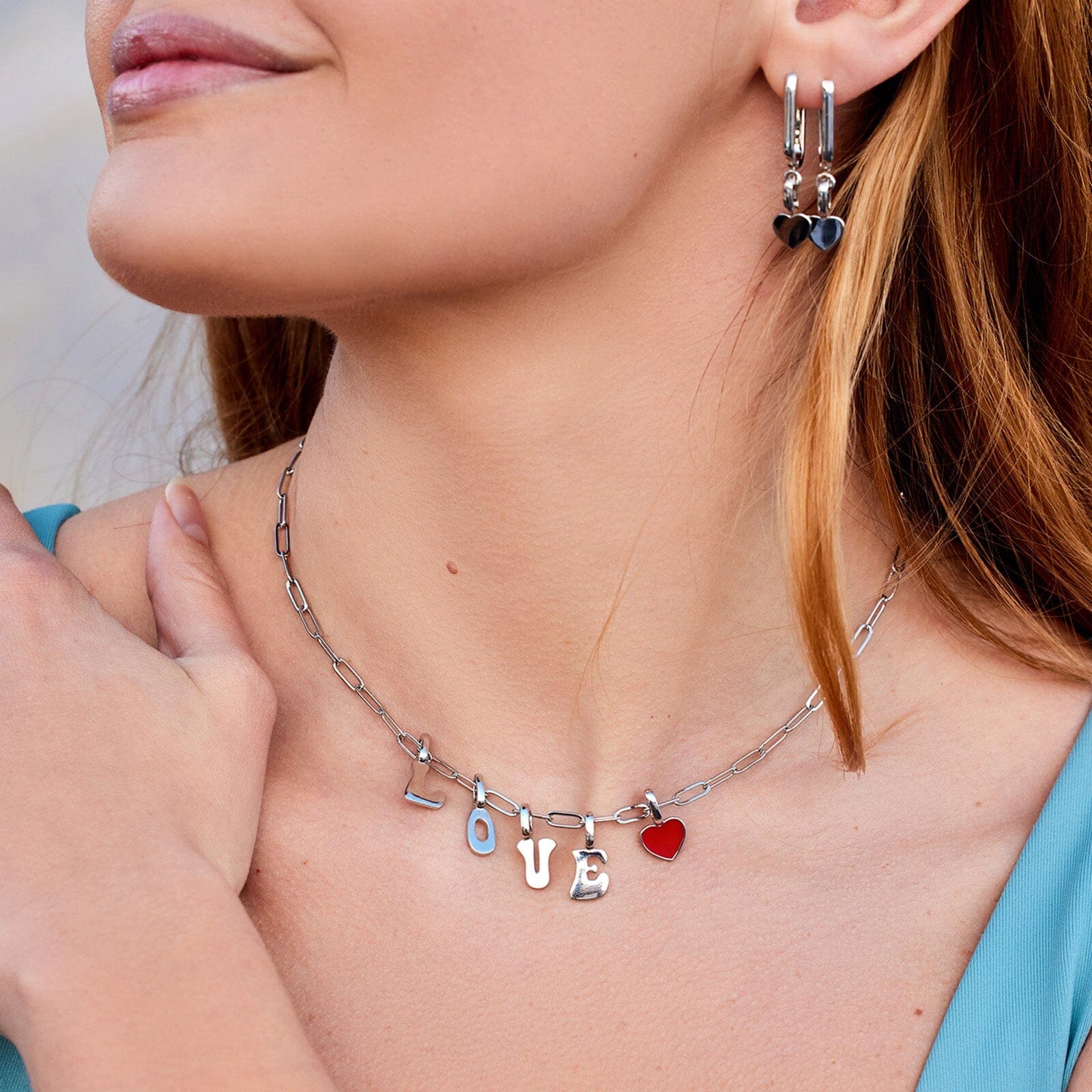 Harper Paperclip Chain Necklace - Image 10