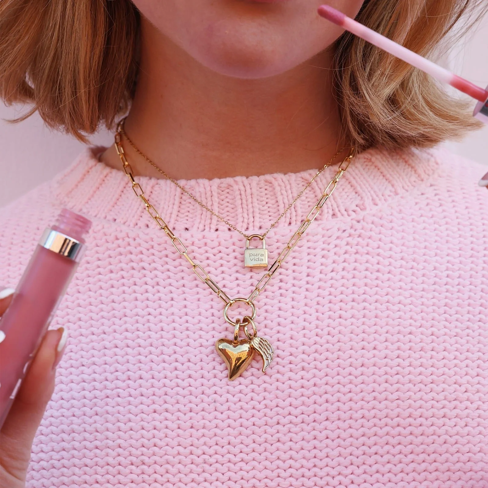 Harper Puffy Heart Charm - Image 7