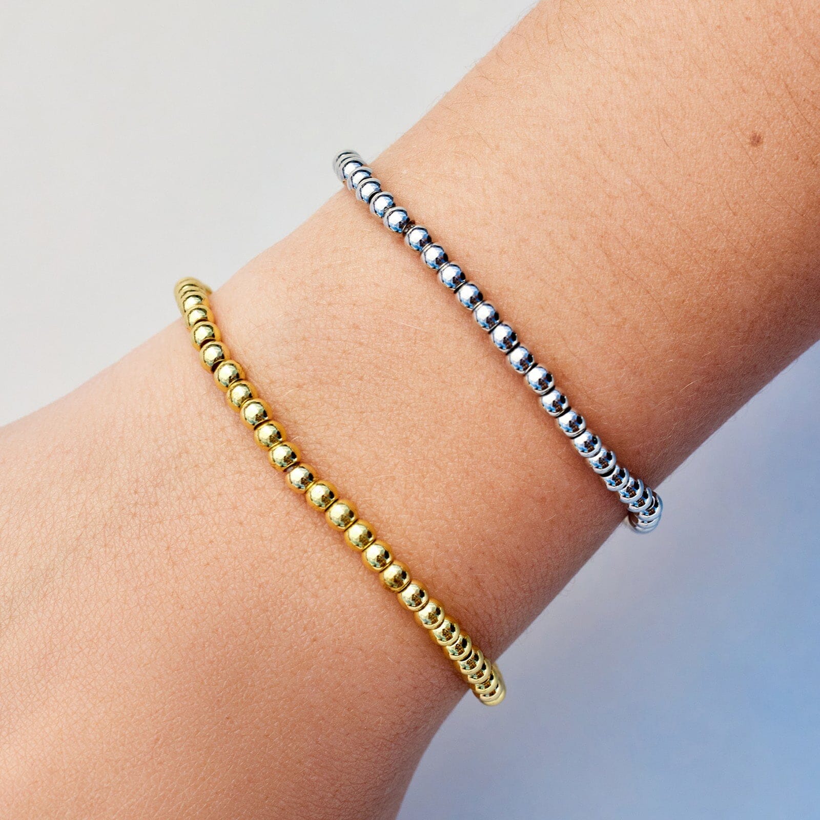 Harper Round Bead Stretch Bracelet - Image 11