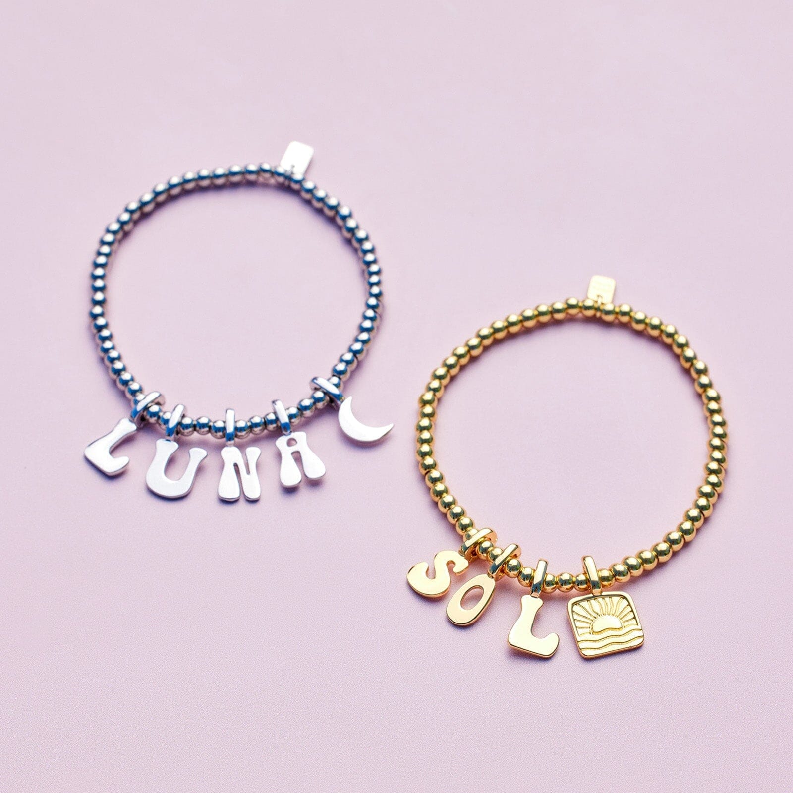 Harper Round Bead Stretch Bracelet - Image 4