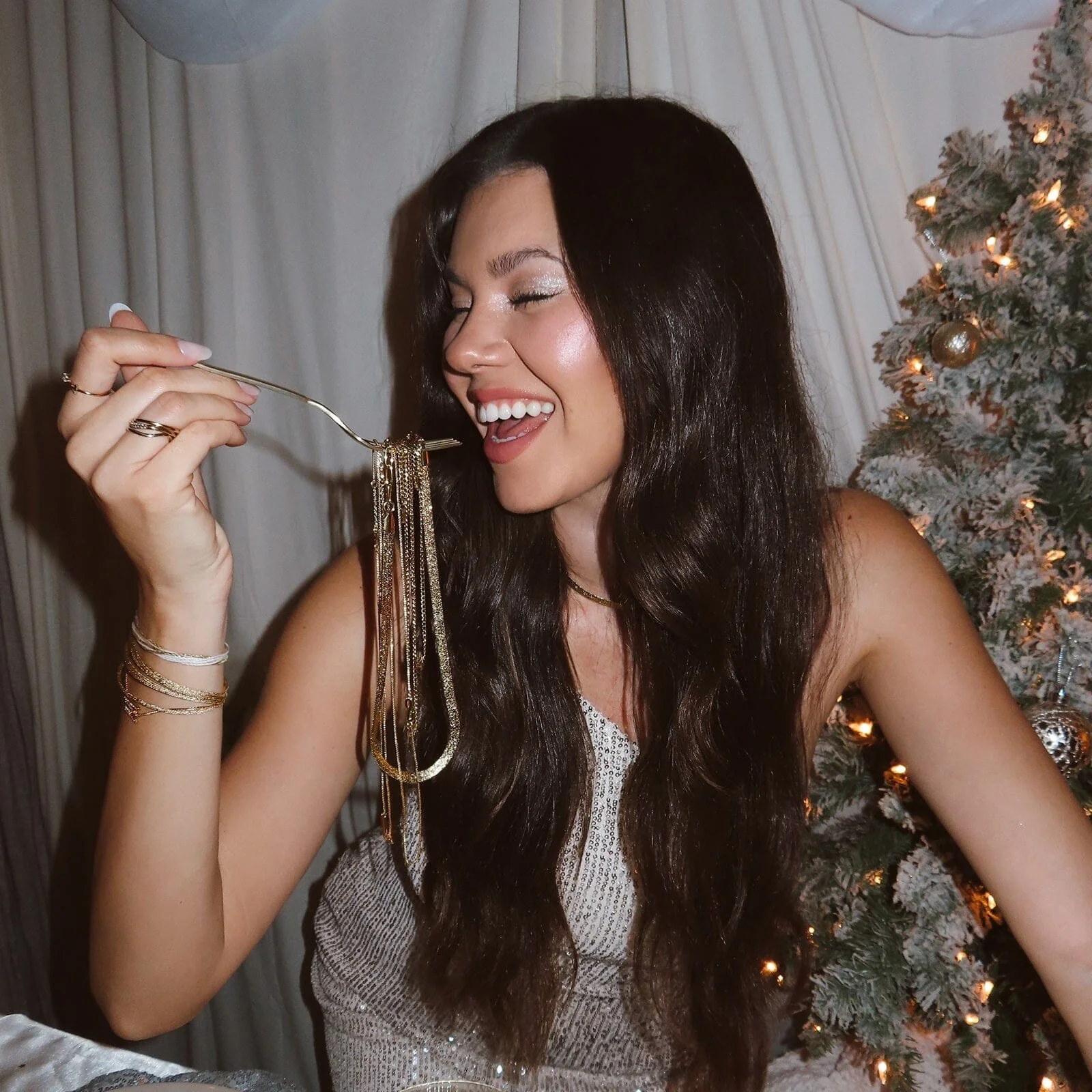 Herringbone Chain Necklace - Image 8