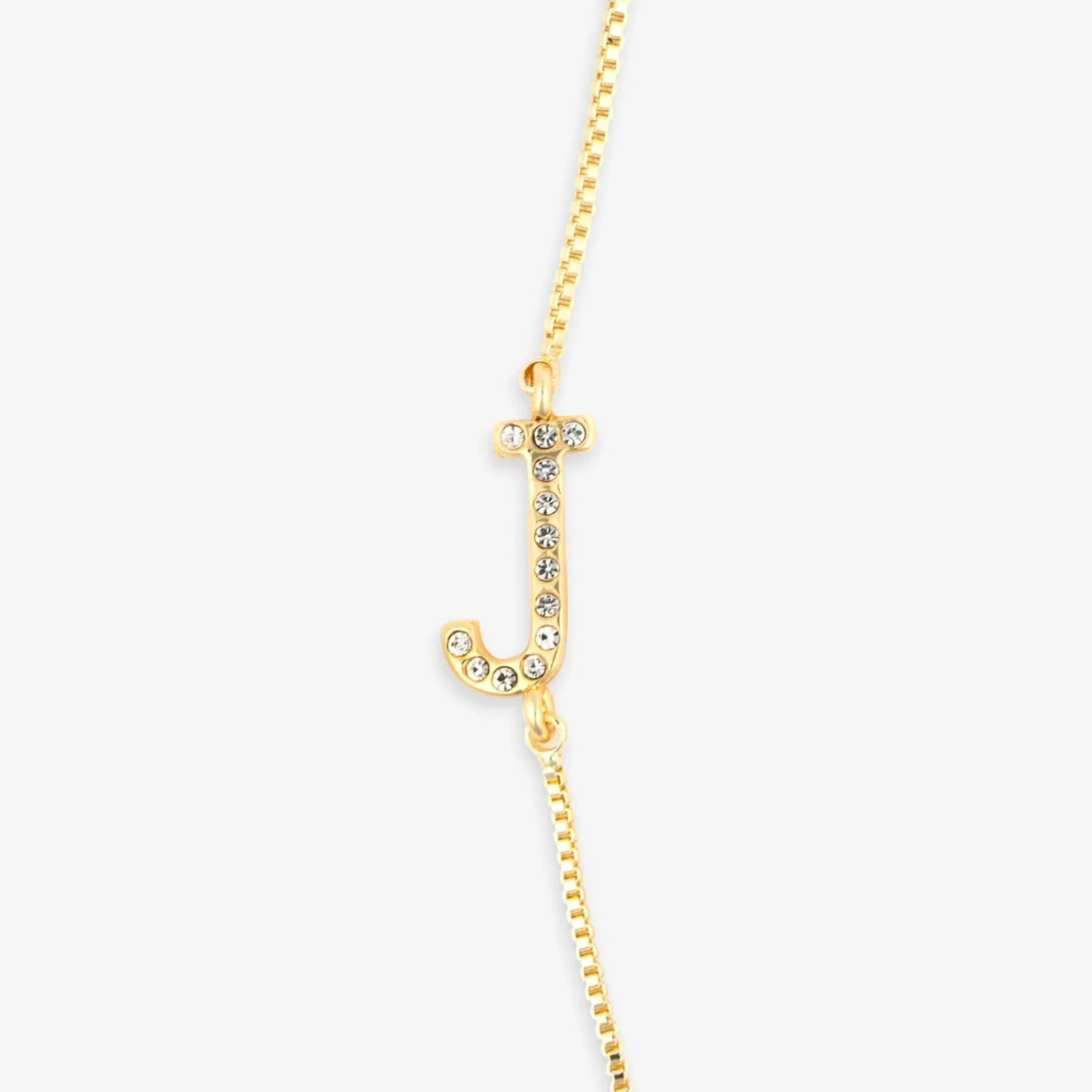 Pavé Initial Box Chain Choker - Image 11