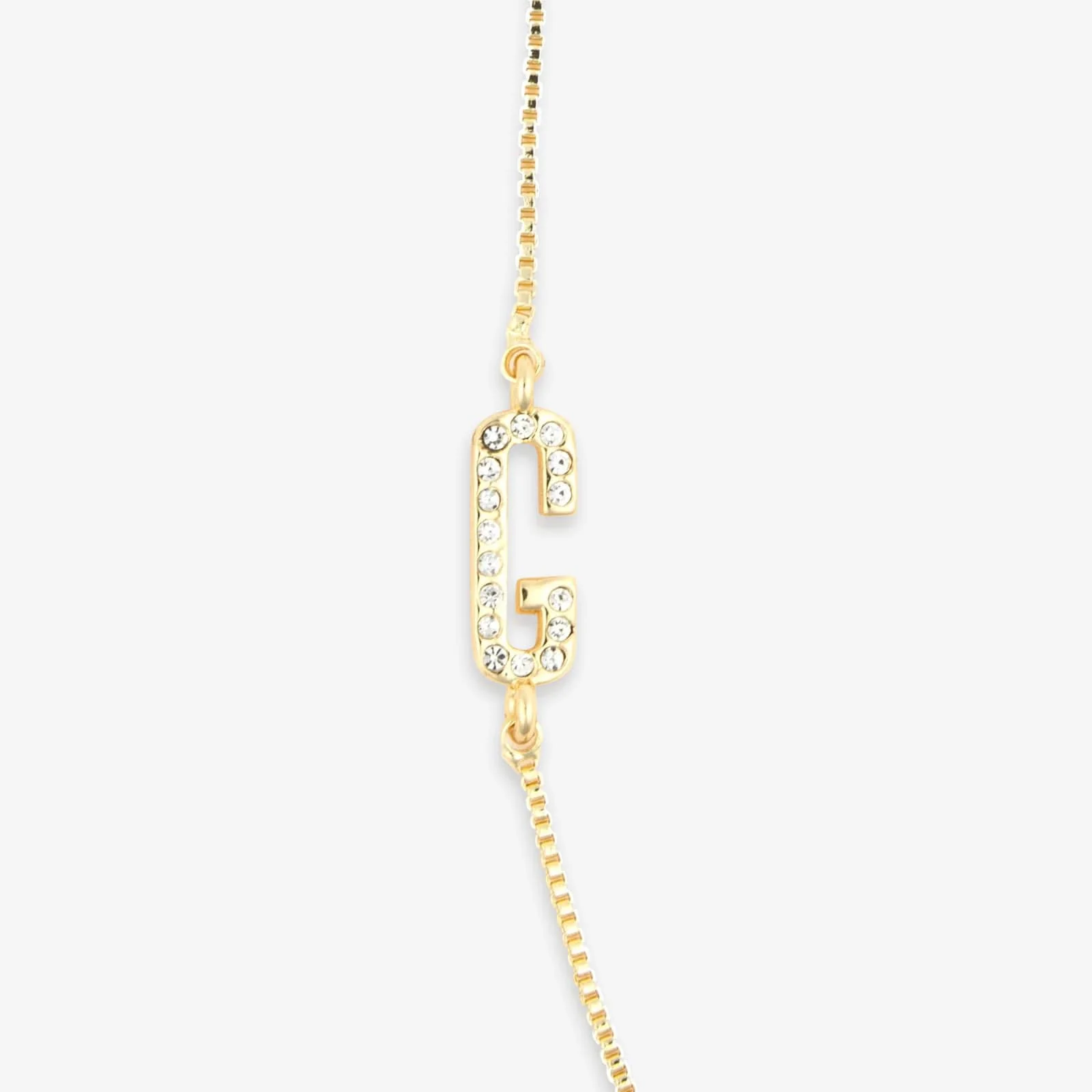 Pavé Initial Box Chain Choker - Image 13