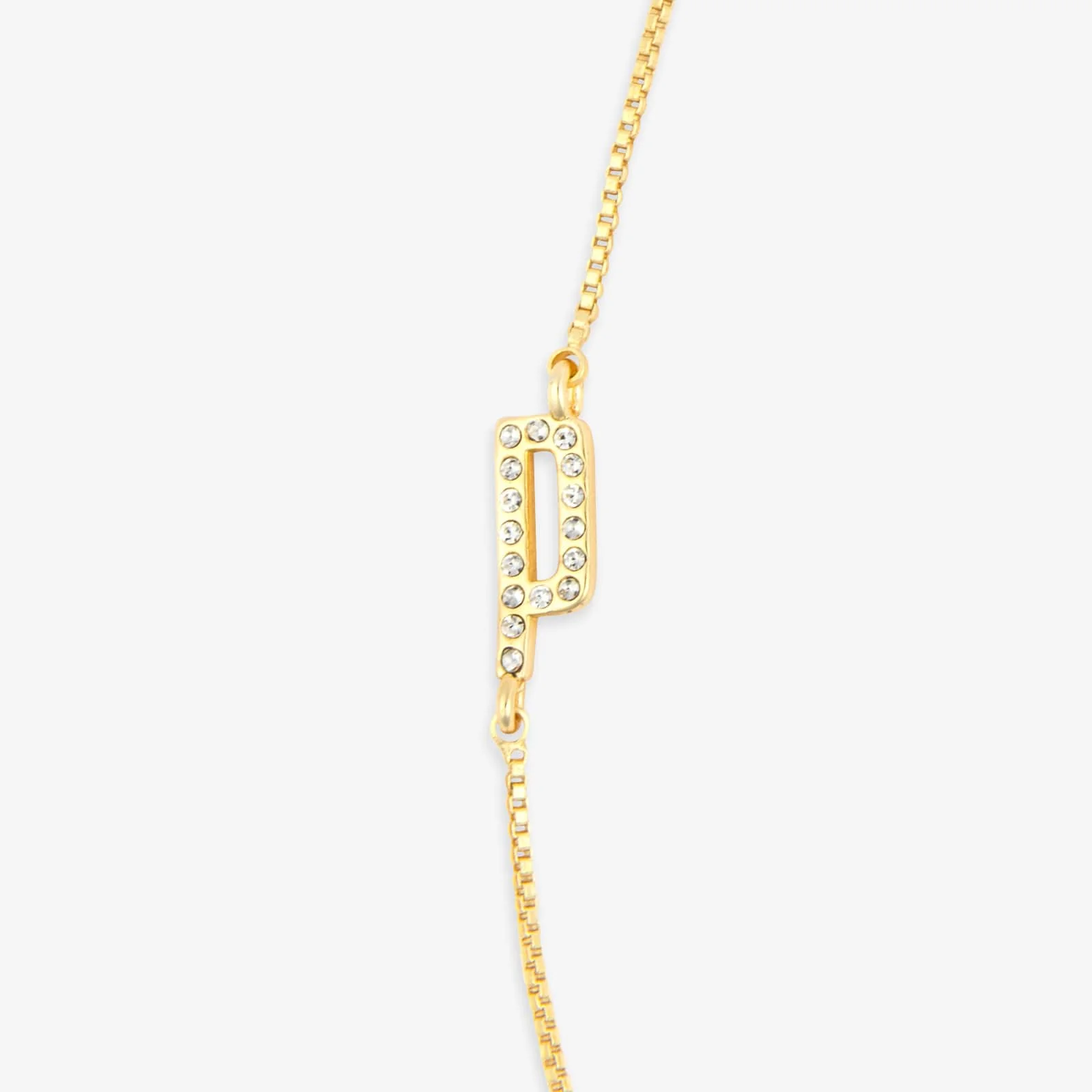 Pavé Initial Box Chain Choker - Image 18