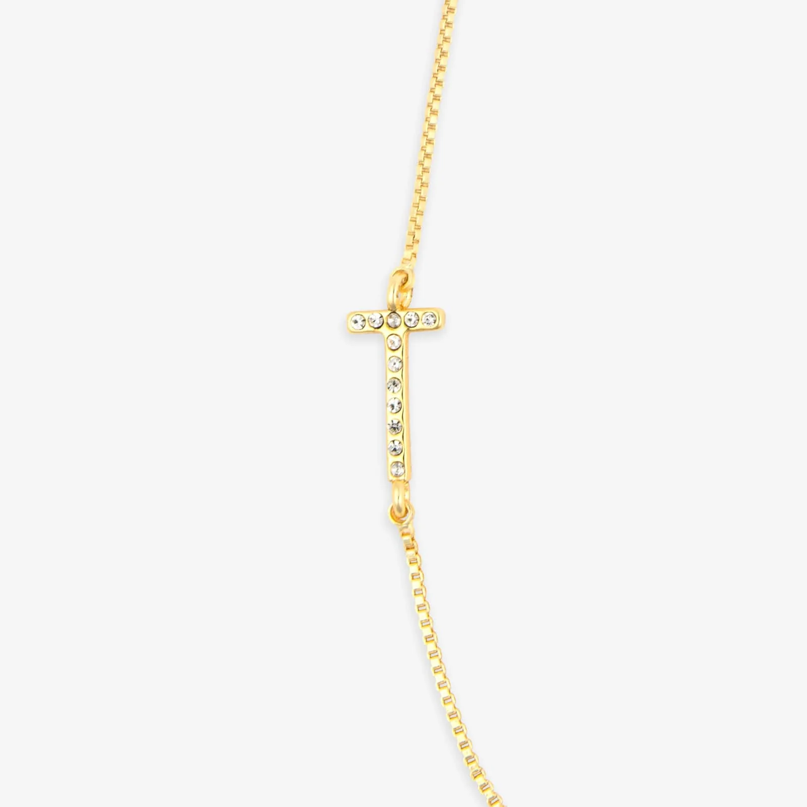 Pavé Initial Box Chain Choker - Image 21