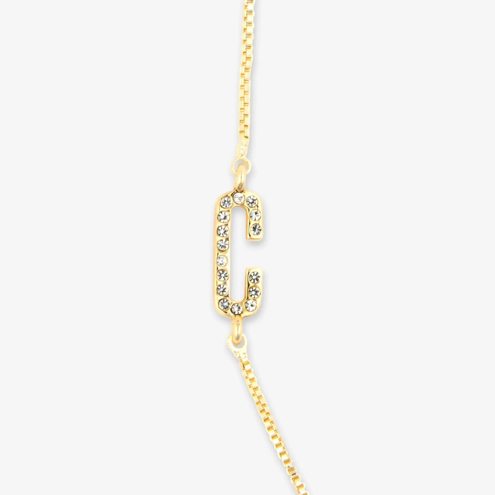 Pavé Initial Box Chain Choker - Image 23