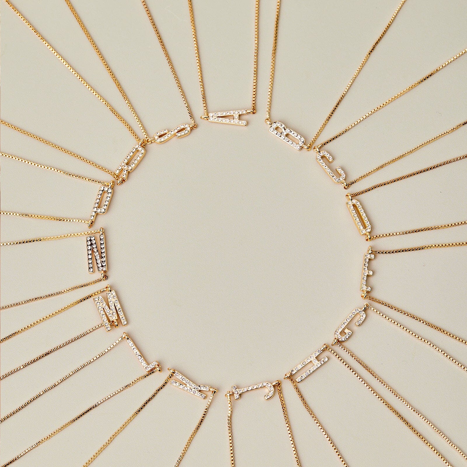 Pavé Initial Box Chain Choker - Image 5